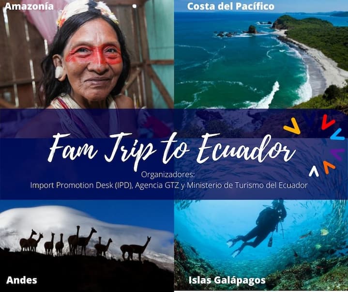 Fam Trip to Ecuador actividad que busca resaltar la biodiversidad ecuatoriana