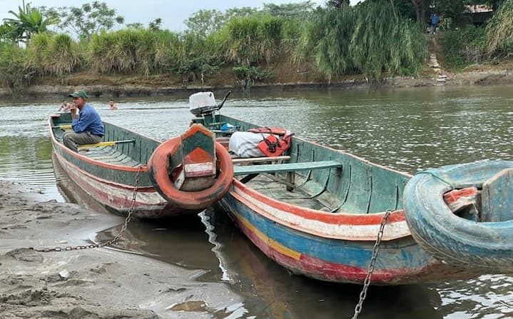 el balneario es visitado por los amantes de las playas de agua dulce