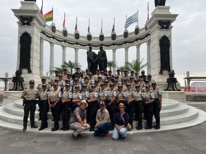 En Guayaquil, capacitan a 58 policías turísticos para dar atención y seguridad a visitantes en zonas de interés