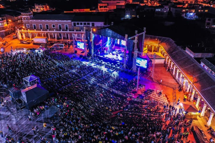 Concierto de música andina en Otavalo