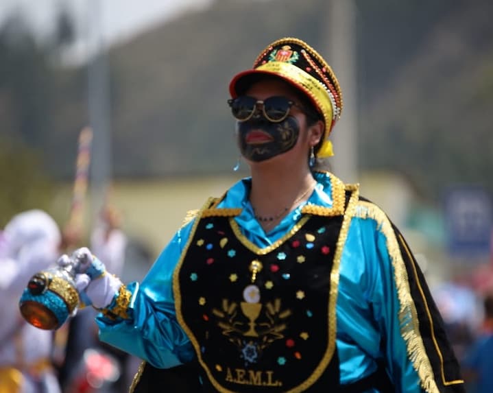 tradicional desfile Mama Negra 2022 