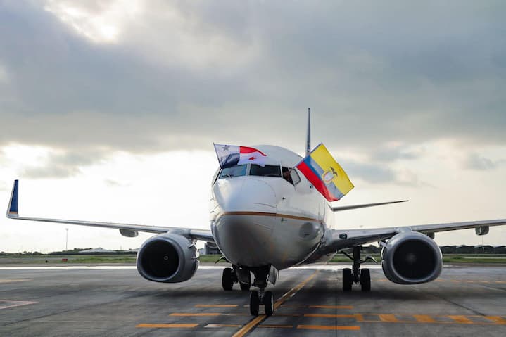 MANTA RECIBE VUELO INTERNACIONAL PROVENIENTE DE PANAMÁ