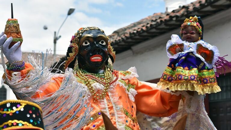 La Mama Negra de septiembre 2023 tiene su careta lista; el festejo lo organizan los comerciantes de Latacunga