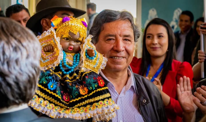 Marlon Muñoz, Mama Negra 2023, representa el arte y la cultura de Latacunga; la fiesta mayor es el 4 de noviembre