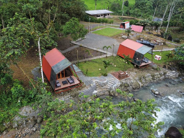 Paraíso Escondido, un espacio turístico cerca de La Maná, para extasiarse con el correr del río y el canto de las aves