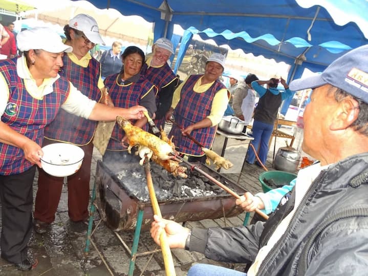 San Gabriel tiene otro atractivo clave: el cuy asado; su fama rebasa fronteras que hasta tiene su propio festival